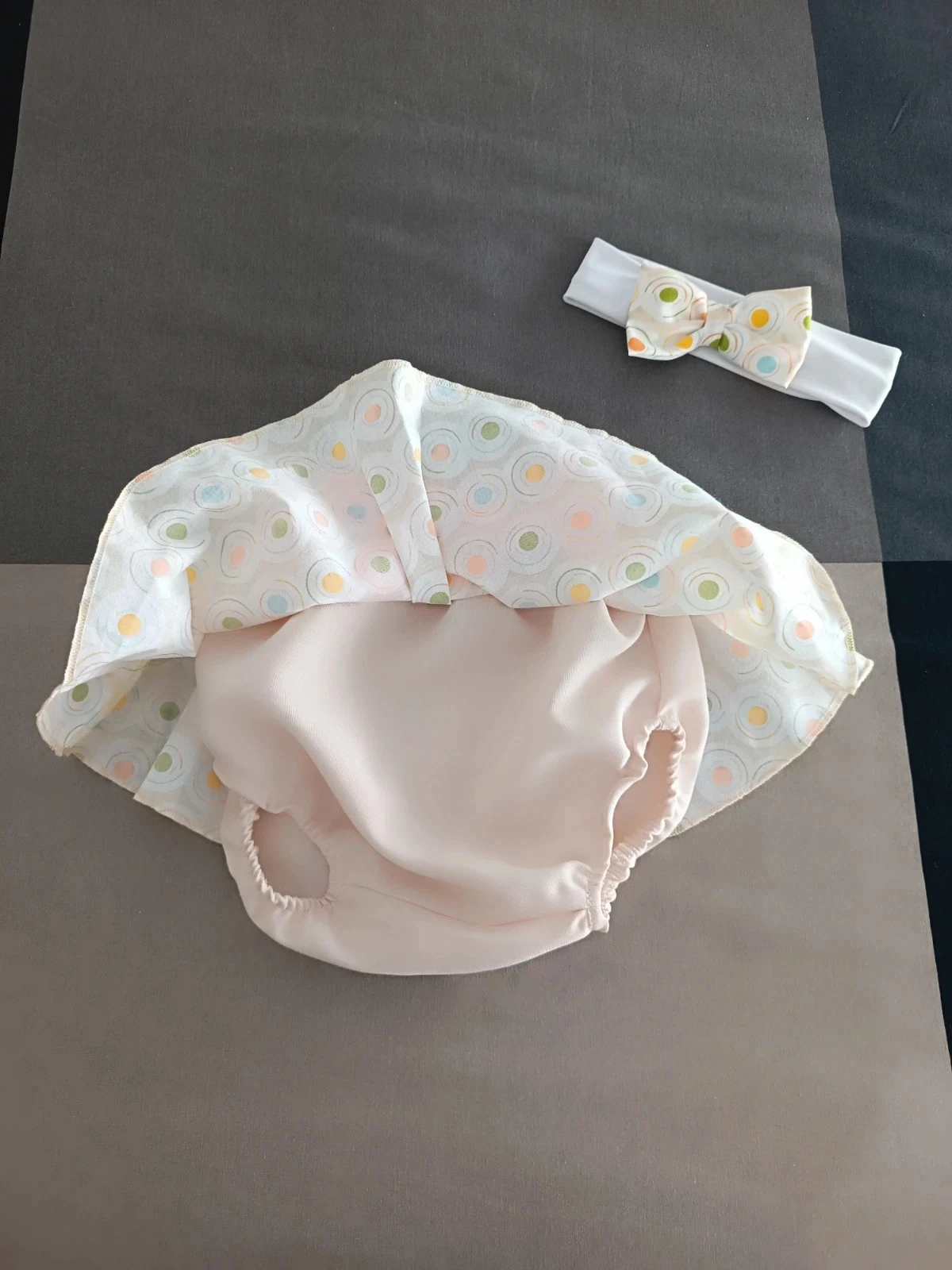 Saia tapa fraldas multicolorida - 12 meses – photo 3